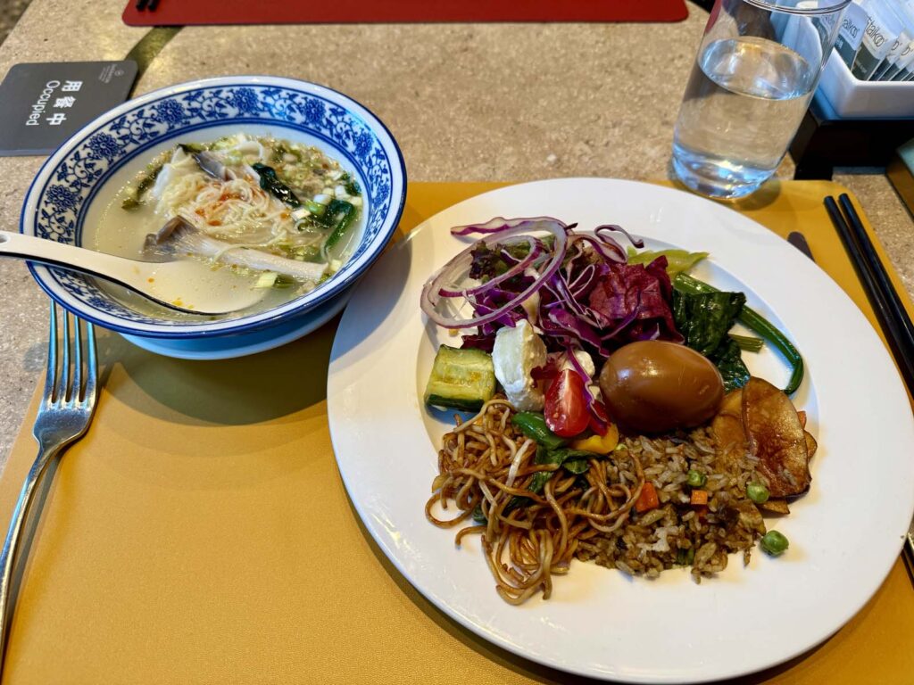 シェラトン深セン福田ホテルの朝食例